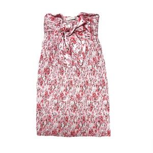 O. Vianca Smocked Floral Mini Dress Size S